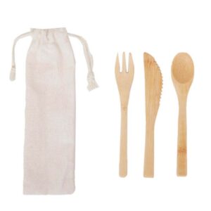 Set Cutlery Bamboo - Imagen 4