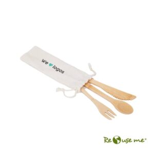 Set Cutlery Bamboo - Imagen 2