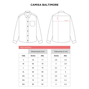 Camisa Baltimore Hombre/Unisex - Imagen 9